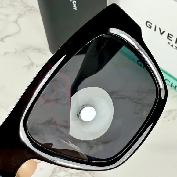 Givenchy Black Acetate Framed Sunglasses - Picture 7 of 9